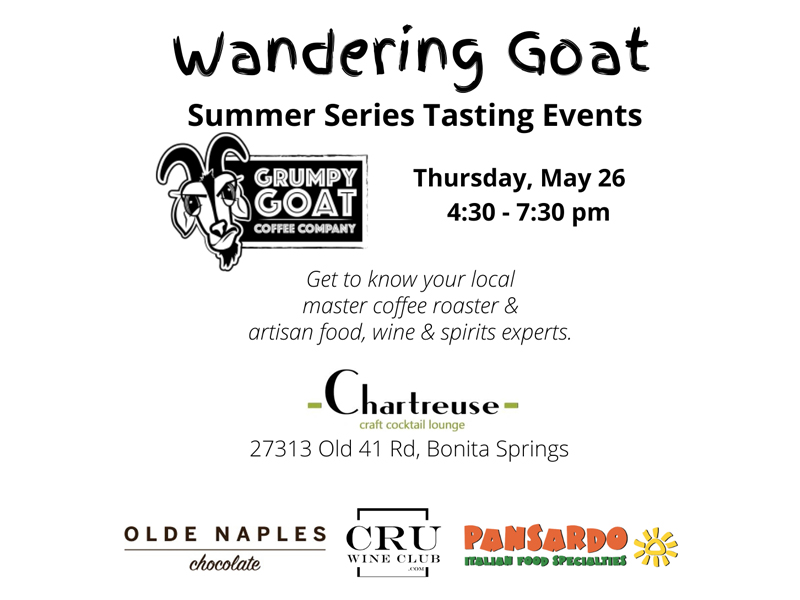 Wandering Goat summer series of tasting events