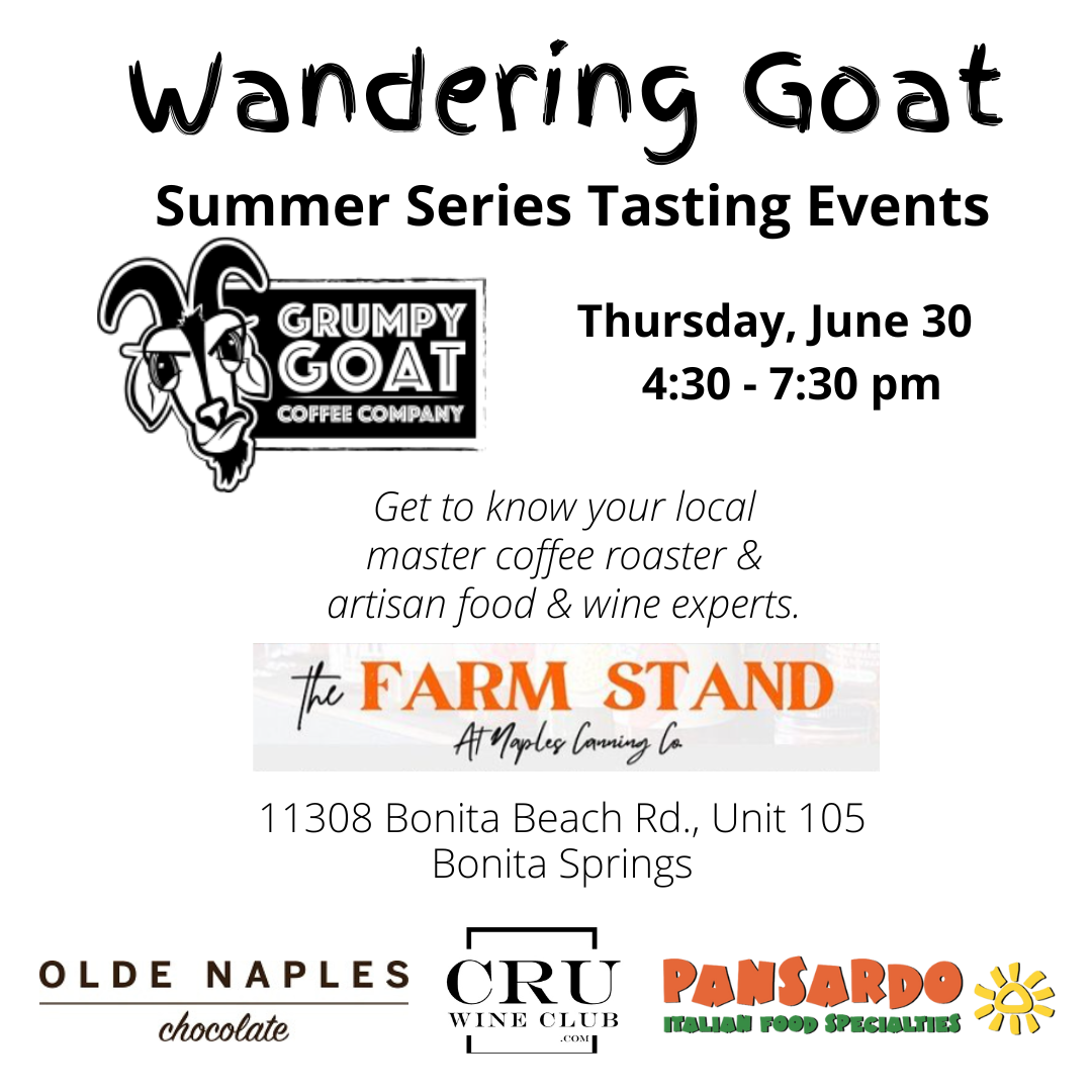 Wandering Goat summer series of tasting events