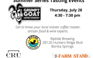 Grumpy Goat Coffee Tasting Event at Riptide Brewing