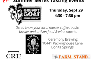 Final Wandering Goat Tasting Event by Grumpy Goat Coffee in 2022