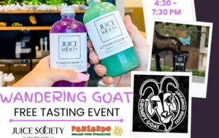 grumpy goat coffee wandering goat event at juice society